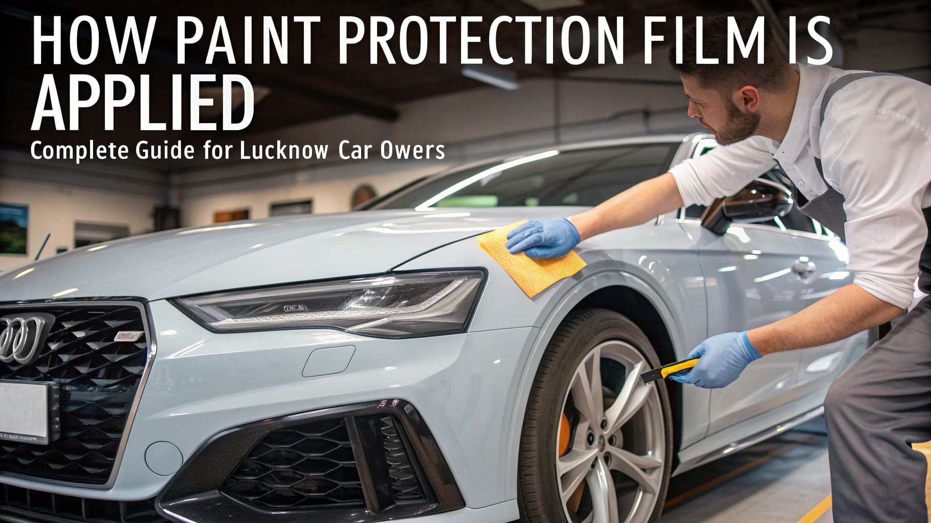 How Paint Protection Film is Applied: Guide for Lucknow Car Owners – Alwaysdrylucknow