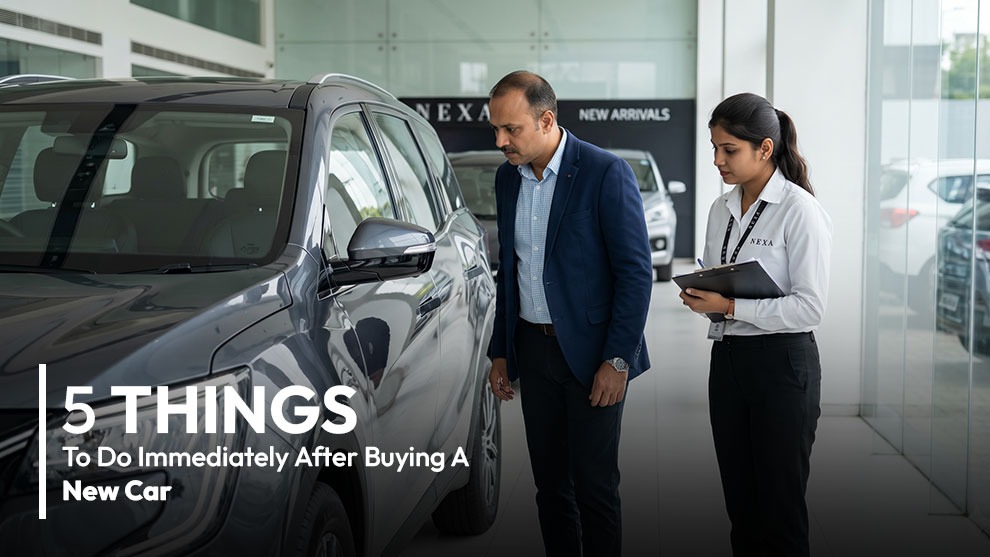 5 Things You Must Do Immediately After Buying a New Car | Always Dry Lucknow
